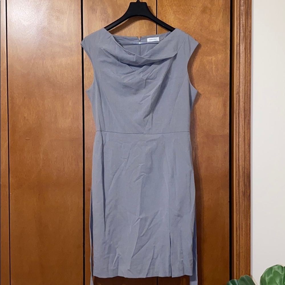 Calvin Klein gray dress
